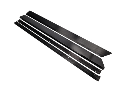 Door Threshold Side Sills Protectors Set BLACK FINISH. Porsche 911 1965-73 - 90155111550, 90155111650 - IA.008.002