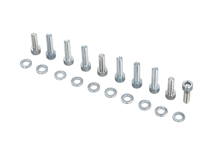 Juego de tornillos de fijación para reposabrazos. Porsche 911 1969-73 - N0120072, 90002700403, N0147612, 90011912901, N0147652, PCG014765 - TRP11.1.143