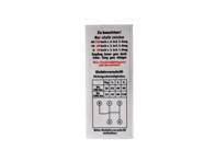 Windscreen decal Shift pattern . Porsche 356 Pre-A / 356A T1 - 64470154300