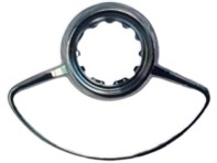 Horn Ring, Chrome. Porsche 356 - 35647208 - 356 47 209