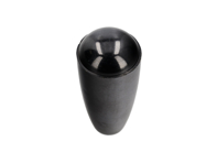 Perilla del mango de control del calentador, negra. Porsche 911 1965-68 / 356C - 69542479200 - HOT11.1.119, JG.792.00, 1688000700, 7110-12