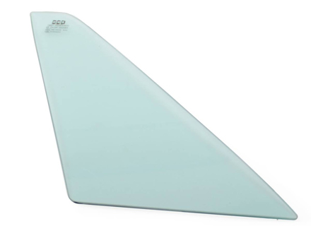 Front 1/4 window glass, Green Tint. Porsche 911 / 964 TARGA - 91154250341, 91154250441