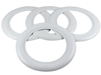Set copriruota da 15', bianco. Porsche 356 - AC601215A, 8160300510