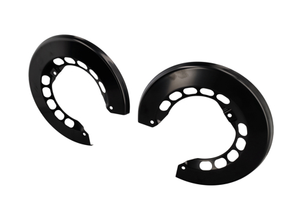 Brake disc cover plates Set of 2 REAR. Porsche 911 1974-89 - 91135280120, 911.352.801.20, 911 352 801 20 - SC296, 1664300200