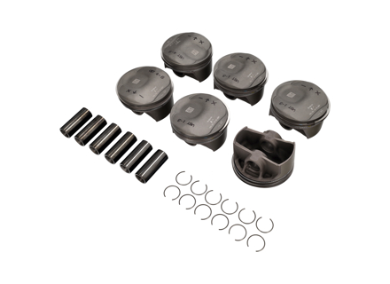 Forged engine piston set. Porsche 95B.1 Macan 3.6ltr / 95B Macan 3.0ltr / 970.2 Panamera S 3.0ltr - 94610306007, 94610306013, 94610306019, 94610394100, 94610306045, 94610306051, 94610306108, 94610306014, 94610306120, 94610306146, 94610306140, 94610306152