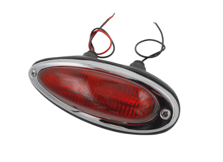 Rear indicator red. Porsche 356 USA - 64463140300, 64463140400 - PS9207, PS9208, 1695300170, 1695300180