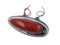 Rear indicator red. Porsche 356 USA - 64463140300, 64463140400 - PS9207, PS9208, 1695300170, 1695300180