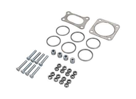 Montagesatz für Wärmetauscher am Porsche 964 - 99311119500, 99908500102, 90007428202, 99908405202, 96411119800, 96411119205