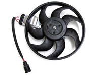 Radiator waterventilator DC. Porsche 955 Cayenne / 957 Cayenne - 95562413401, 95562413400, 95562414600